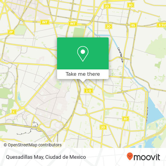 Quesadillas May map