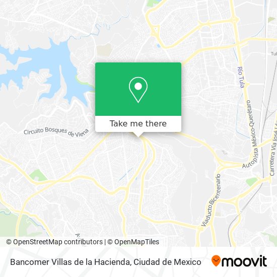 Bancomer Villas de la Hacienda map