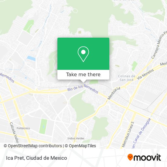 Mapa de Ica Pret