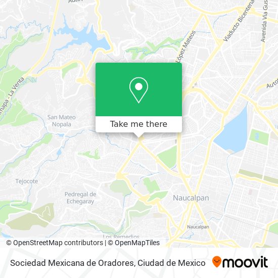 Sociedad Mexicana de Oradores map