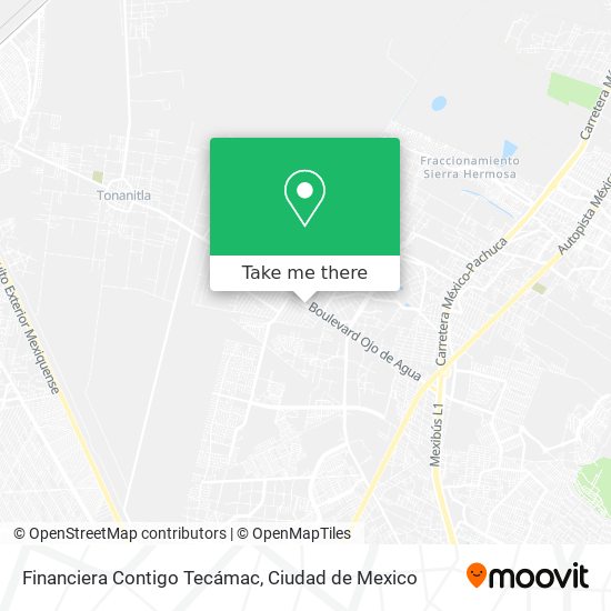 Financiera Contigo Tecámac map
