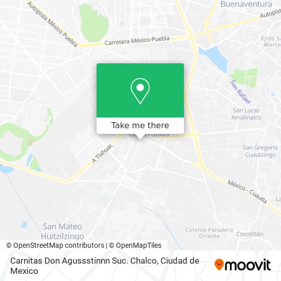 Carnitas Don Agussstinnn Suc. Chalco map