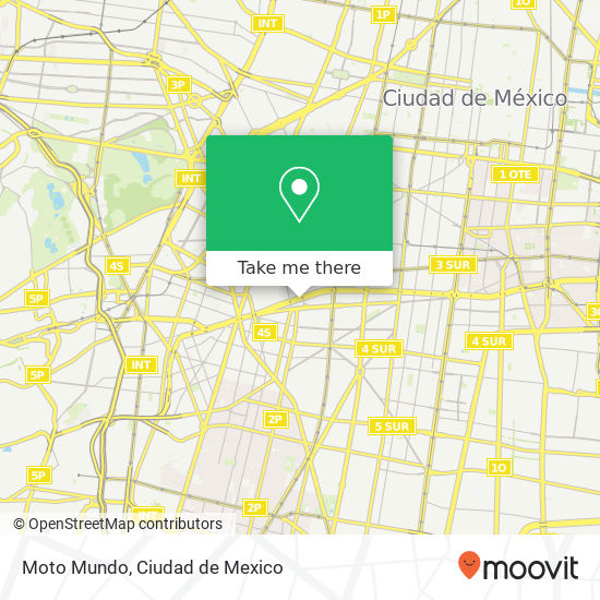 Moto Mundo map