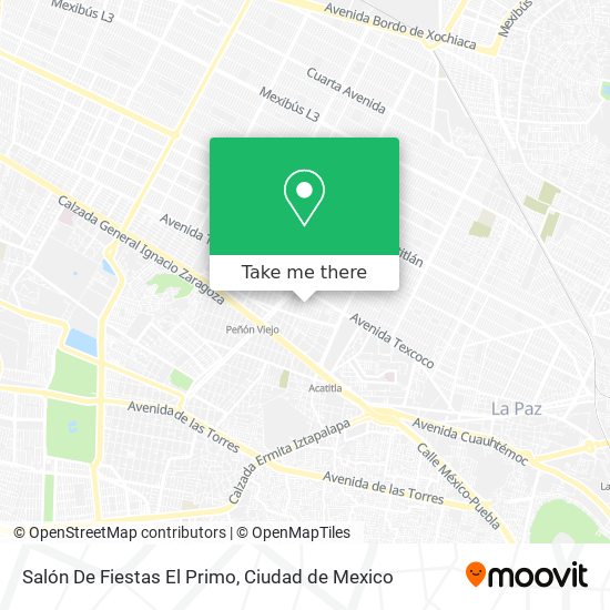 Salón De Fiestas El Primo map