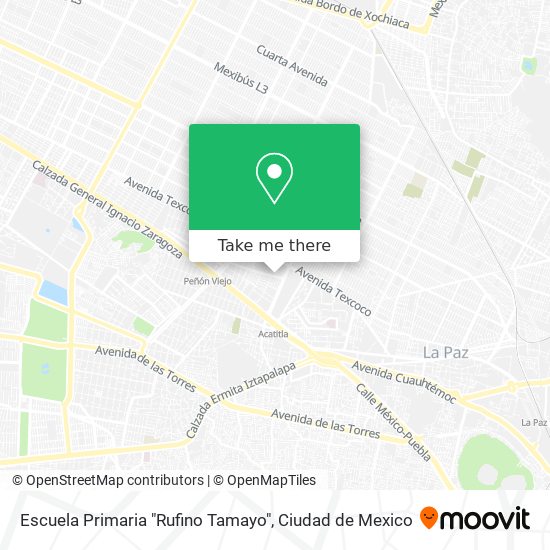 Escuela Primaria "Rufino Tamayo" map