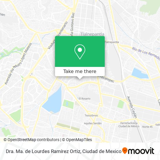 Mapa de Dra. Ma. de Lourdes Ramírez Ortiz