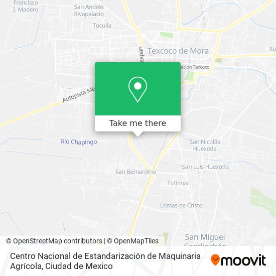 Centro Nacional de Estandarización de Maquinaria Agrícola map