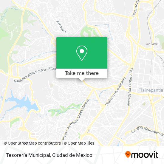 Mapa de Tesorería Municipal