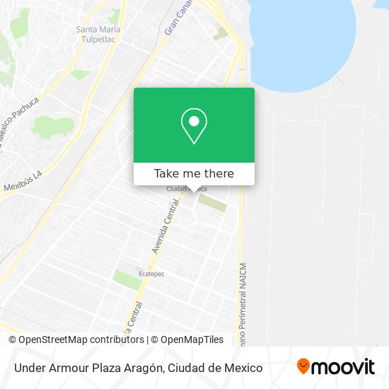 Under Armour Plaza Aragón map