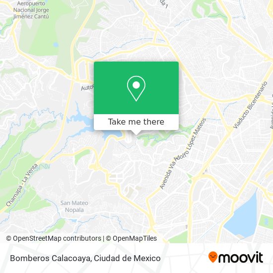 Bomberos Calacoaya map