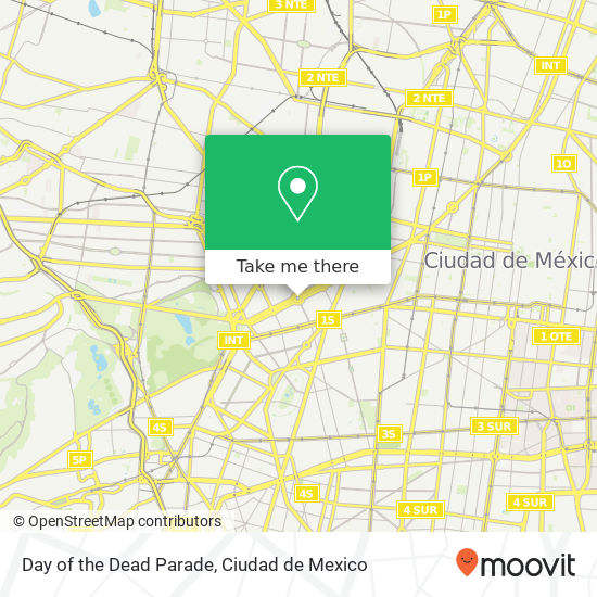 Day of the Dead Parade map