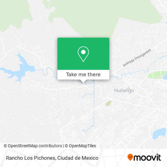 Rancho Los Pichones map