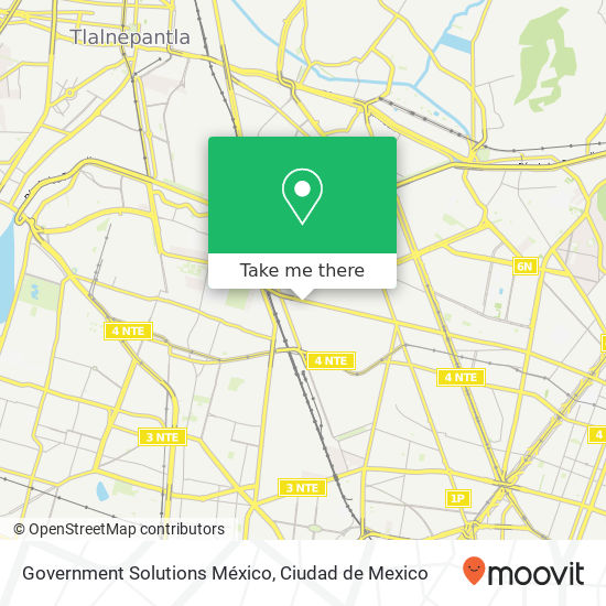 Government Solutions México map