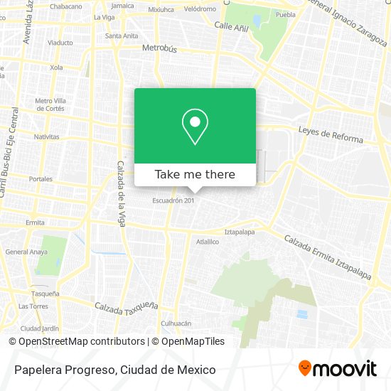 Mapa de Papelera Progreso