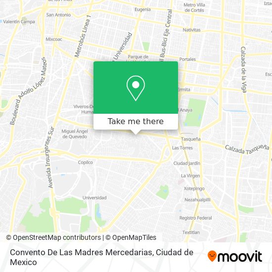 Convento De Las Madres Mercedarias map