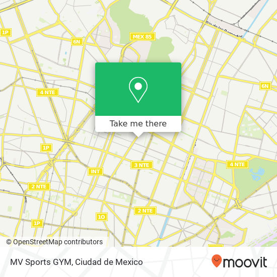 MV Sports GYM map