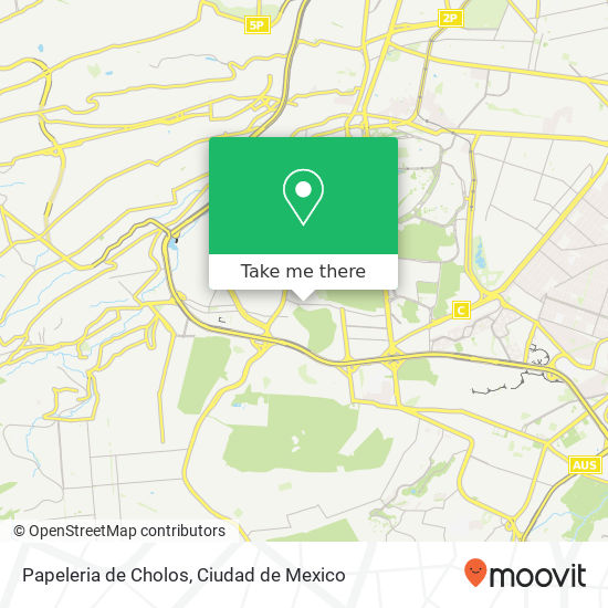 Papeleria de Cholos map