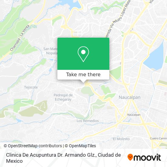 Clinica De Acupuntura Dr. Armando Glz. map