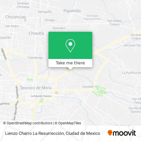 Lienzo Charro La Resurrección map