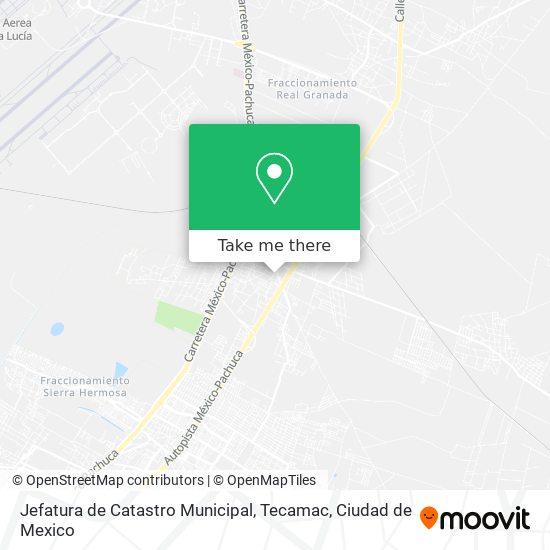 Jefatura de Catastro Municipal, Tecamac map