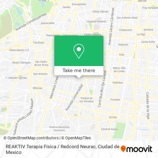REAKTIV Terapia Física / Redcord Neurac map