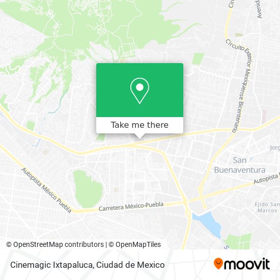Cinemagic Ixtapaluca map