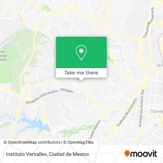 Instituto Versalles map