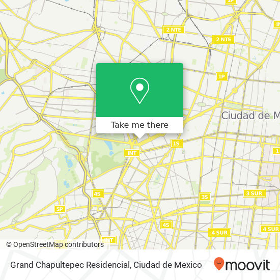 Grand Chapultepec Residencial map