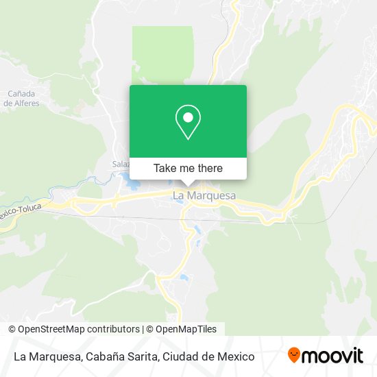 La Marquesa, Cabaña Sarita map