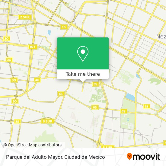 Parque del Adulto Mayor map