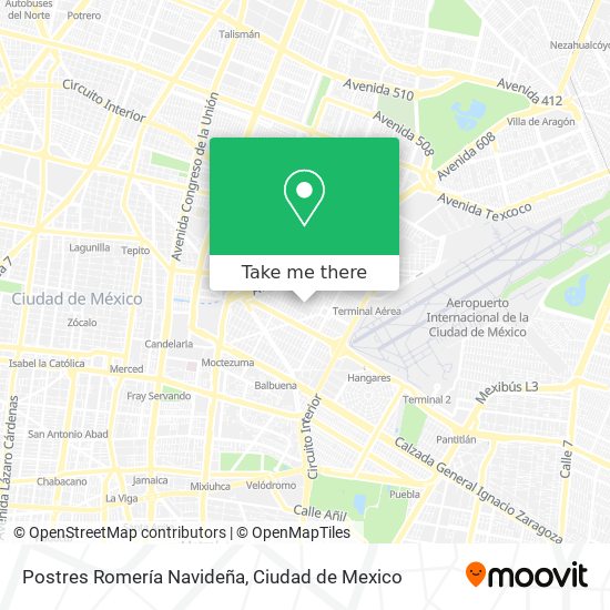 Postres Romería Navideña map