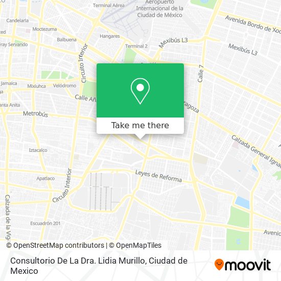 Consultorio De La Dra. Lidia Murillo map