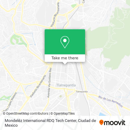 Mondelēz International RDQ Tech Center map