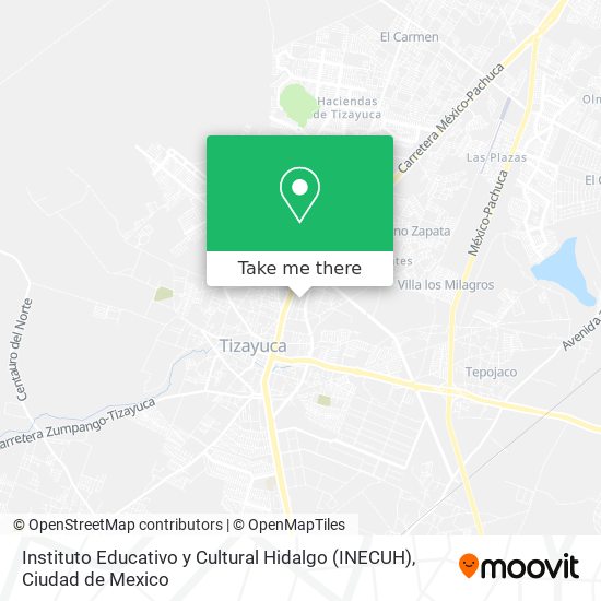 Instituto Educativo y Cultural Hidalgo (INECUH) map