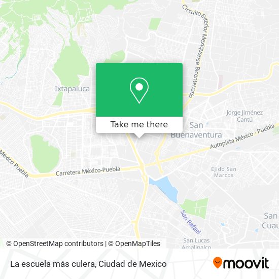 Mapa de La escuela más culera