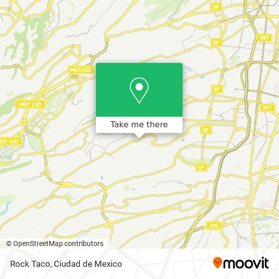 Mapa de Rock Taco