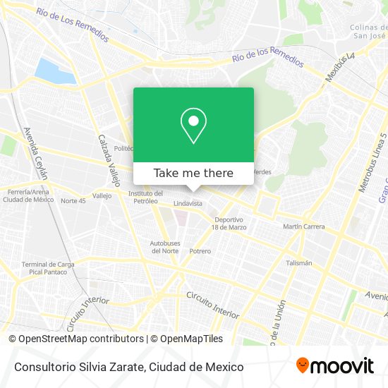 Consultorio Silvia Zarate map