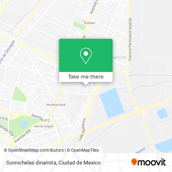 Mapa de Gomichelas dinamita