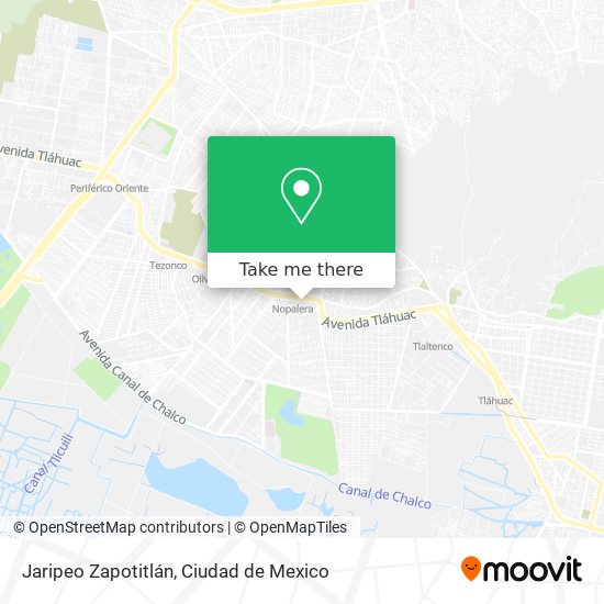 Mapa de Jaripeo Zapotitlán