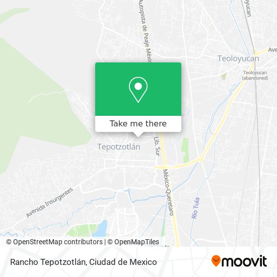 Mapa de Rancho Tepotzotlán