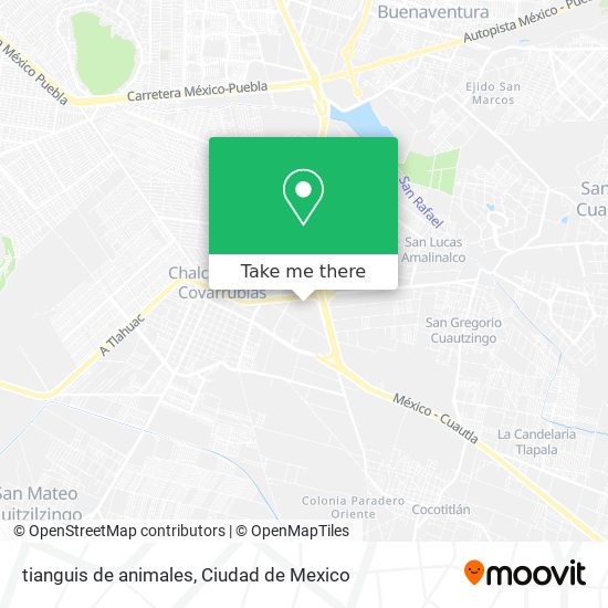 tianguis de animales map