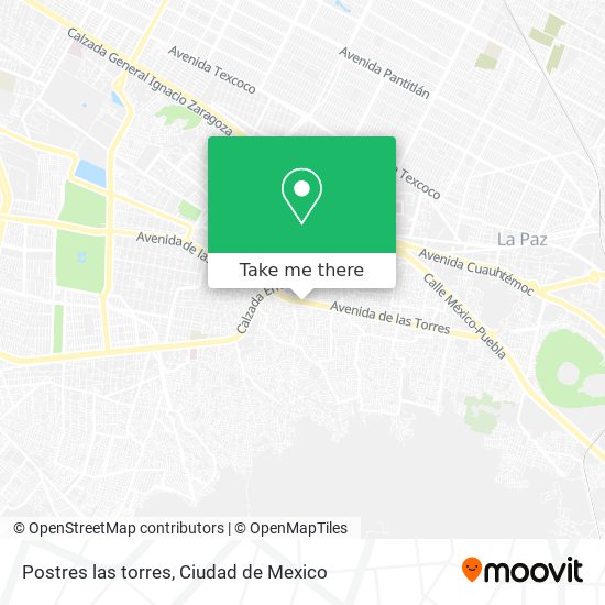 Postres las torres map