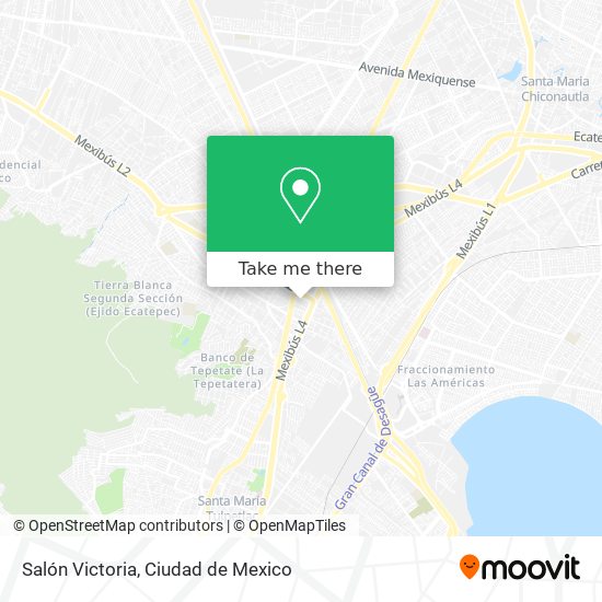 Mapa de Salón Victoria