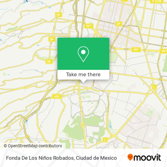 Fonda De Los Niños Robados map