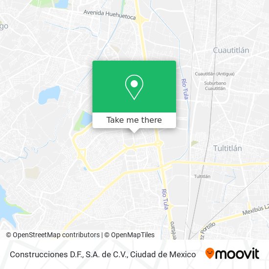 Construcciones D.F., S.A. de C.V. map