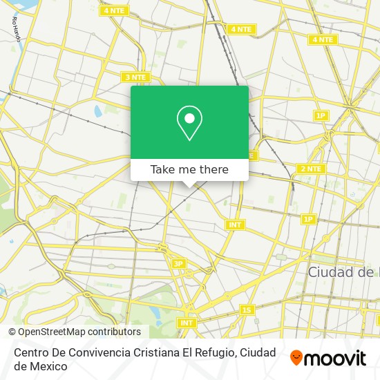 Centro De Convivencia Cristiana El Refugio map