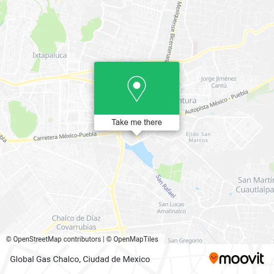 Global Gas Chalco map