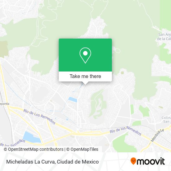Mapa de Micheladas La Curva