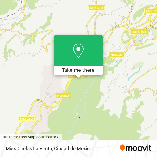 Miss Chelas La Venta map