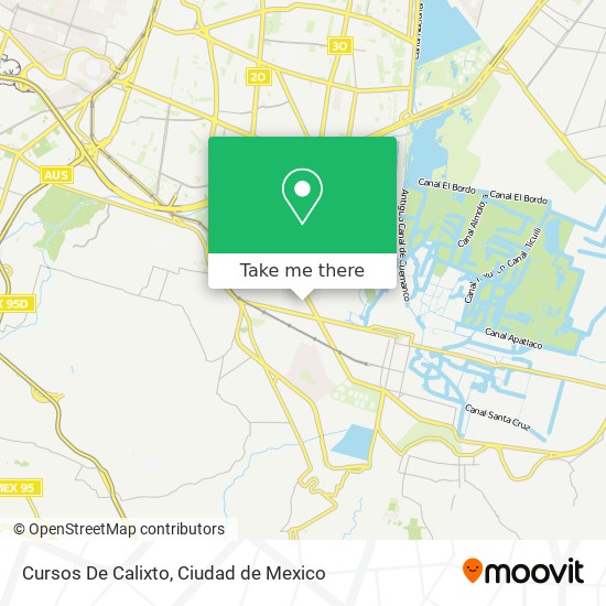 Cursos De Calixto map